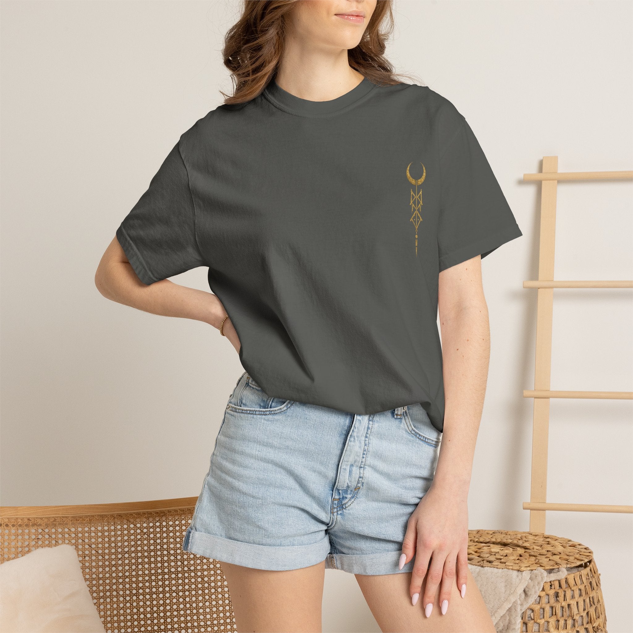 Umay Ana Shirt, Turkic Mythology Tee, Fantasy Wolf Goddess T-Shirt, Vintage Streetwear