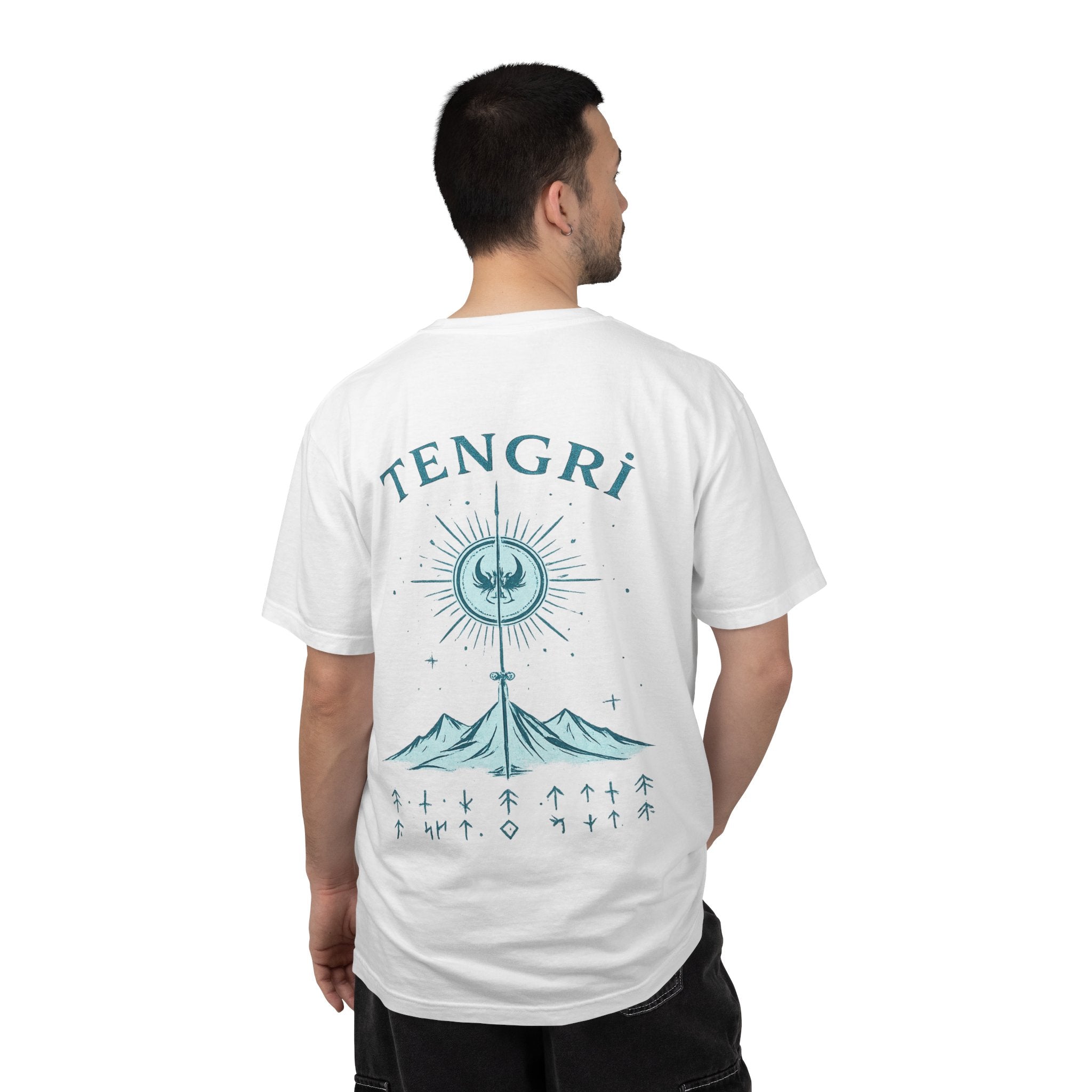 Tengri Sky Symbol Tee | Ancient Turkic Mythology Shirt