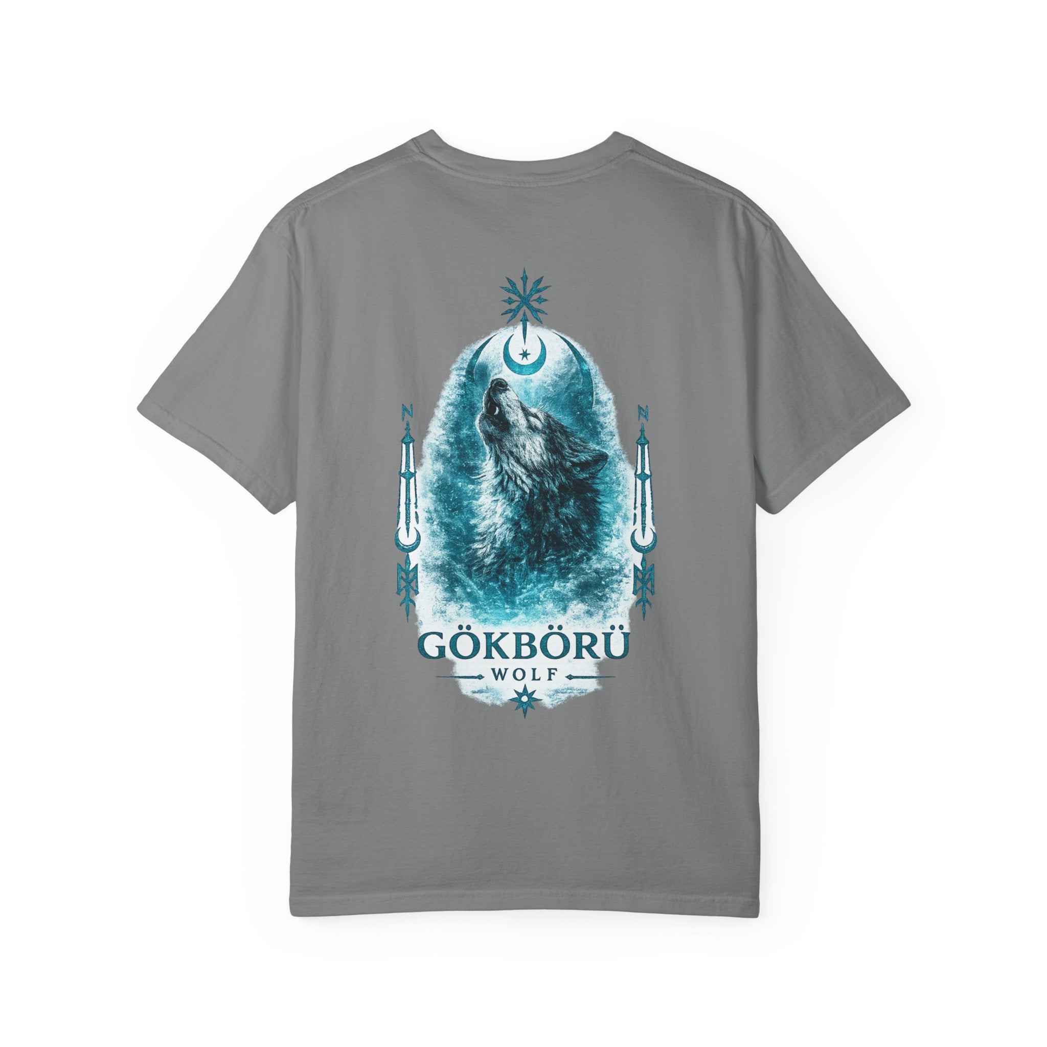 Wolf Graphic T-Shirt — Gökbörü Wolf Crest Tee