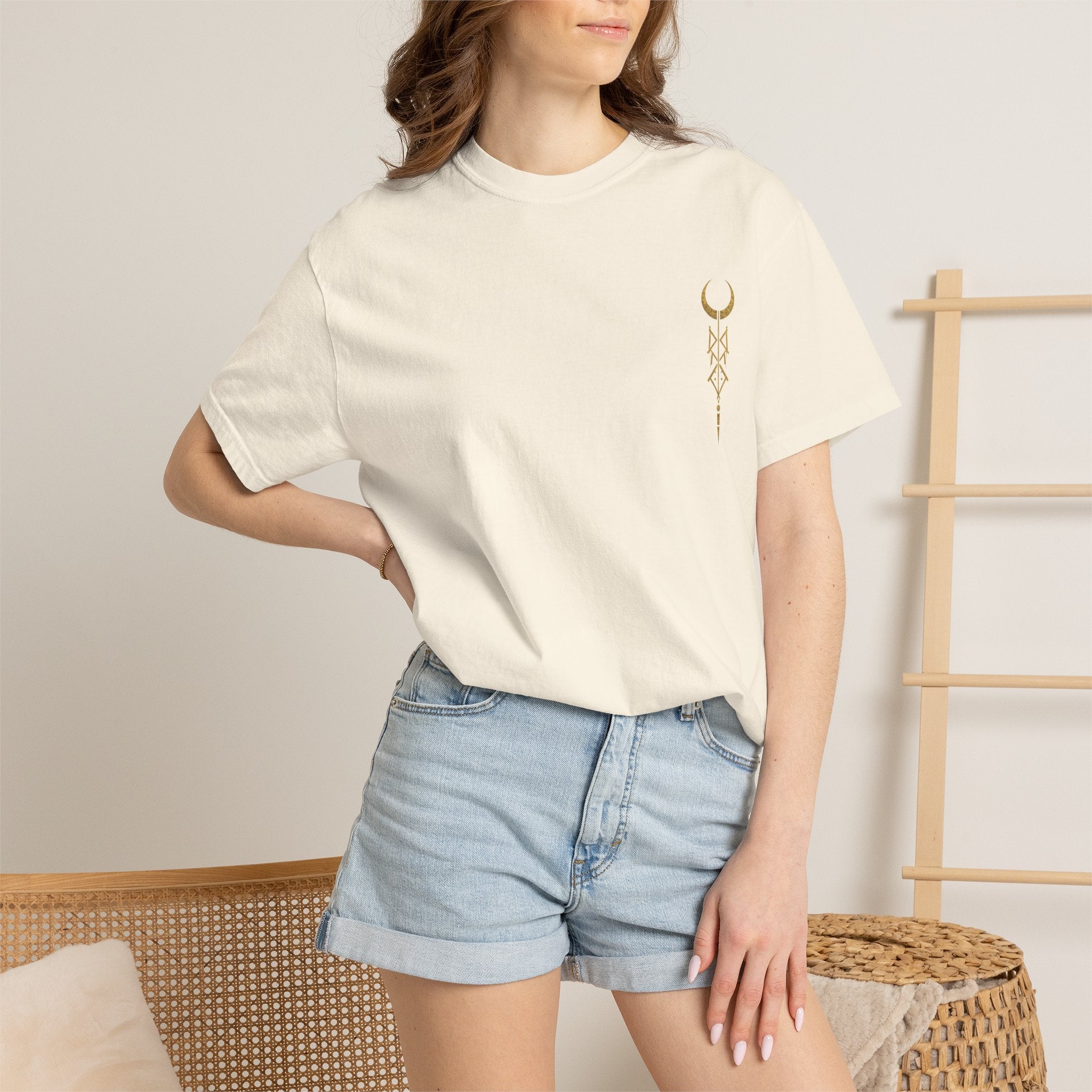 Umay Ana Shirt, Turkic Mythology Tee, Fantasy Wolf Goddess T-Shirt, Vintage Streetwear